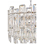 Круглая люстра с хрустальными подвесками на серебряном каркасе Gorgeous Crystal Light варинант исполнения - 4 | Loft Concept в Краснодаре