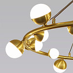 Люстра подвесная светодиодная с плафонами в форме шара Italian Globe Cedar Moss Light варинант исполнения - 3 | Loft Concept в Краснодаре