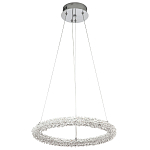 Кольцевая люстра с хрустальным декором Gilbertine Crystal Ring Chandelier варинант исполнения - 2 | Loft Concept в Краснодаре
