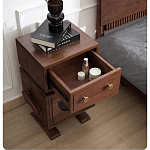 Тумбочка прикроватная с ящиком и дверцей Робот Robot Desk варинант исполнения - 6 | Loft Concept в Краснодаре