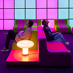 Дизайнерское кресло зеленое Poltronova Sofo Verosa Green Pink Armchair варинант исполнения - 13 | Loft Concept в Краснодаре