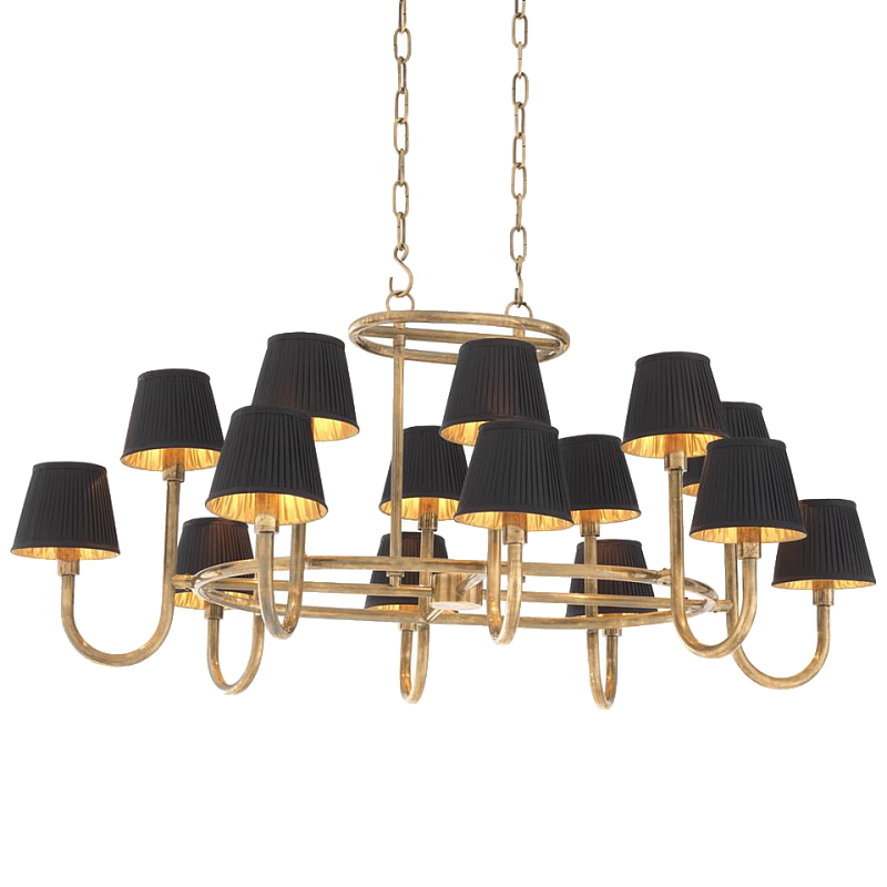 Люстра Chandelier Sparrows Латунь Черный в Краснодаре | Loft Concept 