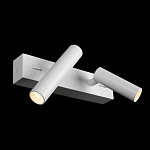 Бра с двумя цилиндрическими повортными спотами белого цвета Trumpet tube варинант исполнения - 3 | Loft Concept в Краснодаре