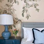 Обои ручная роспись Silk Tree Special Colurway on Sabbia slub silk варинант исполнения - 2 | Loft Concept в Краснодаре