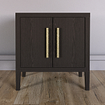 Тумбочка Primo с дверцами шпон темный орех варинант исполнения - 2 | Loft Concept в Краснодаре