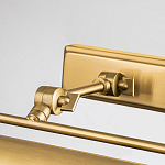 Светильник для картин цвета состаренная латунь с широким плафоном на прямоугольном основании Elstead Lighting варинант исполнения - 9 | Loft Concept в Краснодаре