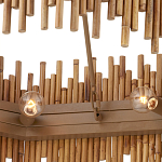 Люстра с абажуром из ротанга Wicker Furniture варинант исполнения - 2 | Loft Concept в Краснодаре