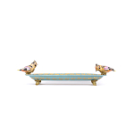 Блюдо фарфоровое Экзотические птички Vivole варинант исполнения - 2 | Loft Concept в Краснодаре