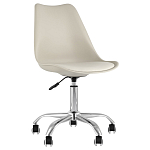 Офисный стул на металлическом основании EGGERY Beige варинант исполнения - 1 | Loft Concept в Краснодаре
