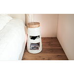 Керамический столик с деревянной столешницей "Пешка" варинант исполнения - 1 | Loft Concept в Краснодаре