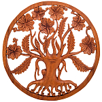 Панно из дерева Foliage Panel With Trees варинант исполнения - 1 | Loft Concept в Краснодаре