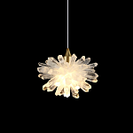 Подвесной светильник с натуральным горным хрусталем Crystal Shimmer варинант исполнения - 2 | Loft Concept в Краснодаре