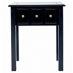 Черная тумба с выдвижным ящиком Monica варинант исполнения - 1 | Loft Concept в Краснодаре