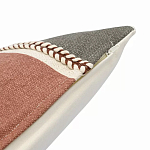 Подушка декоративная с геометрическим узором и плетенными вставками Divine Abstractions варинант исполнения - 3 | Loft Concept в Краснодаре