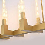 Люстра CANELLE Linear Chandelier 12 Modern Brass варинант исполнения - 3 | Loft Concept в Краснодаре