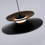 Подвесной светильник черного цвета из металла Obsidian Touch варинант исполнения - 4 | Loft Concept в Краснодаре