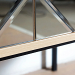 ТВ-тумба с зеркальным декором Serena TV-Stand варинант исполнения - 3 | Loft Concept в Краснодаре