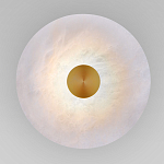 Бра светодиодный с мраморным рассеивателем латунь варинант исполнения - 1 | Loft Concept в Краснодаре