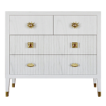 Бельевой Комод с 4 ящиками Elsa Dreams White варинант исполнения - 6 | Loft Concept в Краснодаре