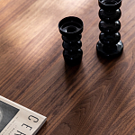 Кофейный стол овальный из дерева с 2-мя ящиками Coffee Walnut Table варинант исполнения - 6 | Loft Concept в Краснодаре