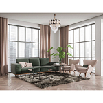 Люстра многоярусная с переплетенными металлическими элементами черного и золотого цвета и прозрачными хрустальными подвесками Empire Chandelier Crystal варинант исполнения - 12 | Loft Concept в Краснодаре