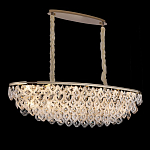 Люстра овальная с каскадом из подвесных прозрачных элементов Attractiveness варинант исполнения - 1 | Loft Concept в Краснодаре