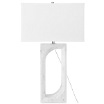 Настольная лампа на прямоугольном корпусе с тканевым абажуром One Piece Support варинант исполнения - 4 | Loft Concept в Краснодаре