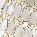 Подвесной светильник с декором из натуральной морской ракушки Iridescent Light варинант исполнения - 8 | Loft Concept в Краснодаре