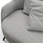 Мебельная ткань Шенилл серый цвет 138 см T4-29 варинант исполнения - 4 | Loft Concept в Краснодаре