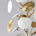 Торшер в виде белых и золотых цветов Bouquet of Light варинант исполнения - 3 | Loft Concept в Краснодаре