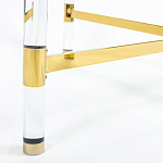 Кофейный столик со столешницей из стекла Crossy варинант исполнения - 4 | Loft Concept в Краснодаре