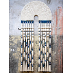 Настенное украшение из нитей Корона с кисточками Crown Wall Hanging варинант исполнения - 1 | Loft Concept в Краснодаре