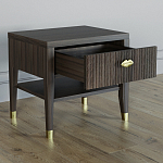 Прикроватная тумбочка с ящиком Elsa Dreams Walnut варинант исполнения - 2 | Loft Concept в Краснодаре