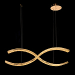 Люстра волнистой формы с фактурным хрустальным плафоном Light Delight варинант исполнения - 2 | Loft Concept в Краснодаре