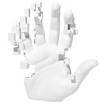 Декоративная статуэтка в виде руки Disintegrating Fragments Hand Statuette варинант исполнения - 1 | Loft Concept в Краснодаре