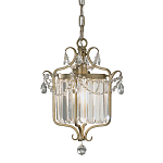 Люстра подвесная со стеклянными подвесками Feiss варинант исполнения - 1 | Loft Concept в Краснодаре