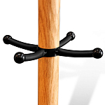 Вешалка с круглым основанием и черными металлическими крючками Industrial Metal Rust варинант исполнения - 2 | Loft Concept в Краснодаре