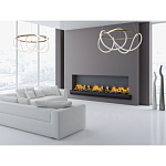 Люстра подвесная круглая золотого цвета с белыми изогнутыми световыми линиями Luke Lampco Tracer Lamp варинант исполнения - 12 | Loft Concept в Краснодаре