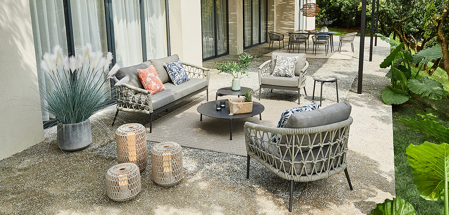 Уличный диван Niels Outdoor Sofa Уличный диван Niels Outdoor Sofa - Loft-Concept в Краснодаре