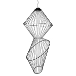 Подвесной светильник из металла Figured Beam варинант исполнения - 1 | Loft Concept в Краснодаре