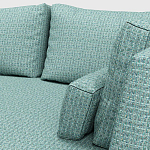 Мебельная ткань Шенилл бирюзовый цвет 142 см T4-61 варинант исполнения - 8 | Loft Concept в Краснодаре