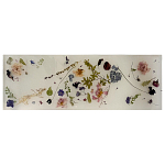 Поднос для ванны из эпоксидной смолы с цветами белая Epoxy Resin Flowers Bath Tray White варинант исполнения - 1 | Loft Concept в Краснодаре