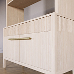 Стеллаж Primo с ящиками Светлый дуб  варинант исполнения - 4 | Loft Concept в Краснодаре