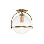 Потолочный светильник с прозрачным стеклянным шаром с эффектом пузырьков Hinkley варинант исполнения - 13 | Loft Concept в Краснодаре