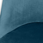 Барный стул вращающийся со спинкой Синий Велюр Vendramin Chair варинант исполнения - 4 | Loft Concept в Краснодаре