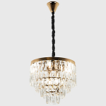 Люстра с прямоугольными хрустальными подвесками Lunet Crystal Rectangulars Chandelier 6 варинант исполнения - 3 | Loft Concept в Краснодаре