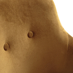 Кресло велюровое золотистого цвета Diaspro Gold  Armchair варинант исполнения - 4 | Loft Concept в Краснодаре