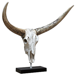 Череп буйвола на подставке