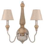 Бра с двумя конусовидными тканевыми абажурами Neighborhood варинант исполнения - 1 | Loft Concept в Краснодаре