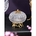 Конфетница из прозрачного рельефного стекла Eden Garden варинант исполнения - 10 | Loft Concept в Краснодаре